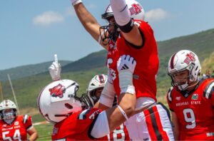 Red wolves W